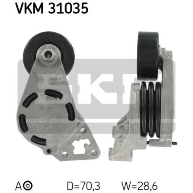 SKF Poulie Courroie Automatiquement pour Audi A2 8Z0 VW Polo 9N Fox