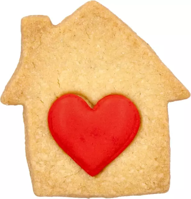 House Heart Cutter Embossing Home Entrance Moving Cookies Birkmann Baking 3