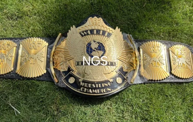 WWF Winged Eagle Dual Plated CNC HD Championship belt 3