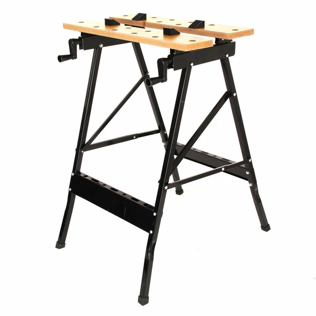 WOODEN FOLDABLE WORKBENCH Portable Bench Work Clamping Folding Worktop