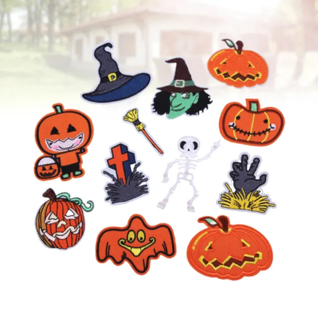 Sewing Patches Adulting Stickers Pumkin Decorating Child Applique
