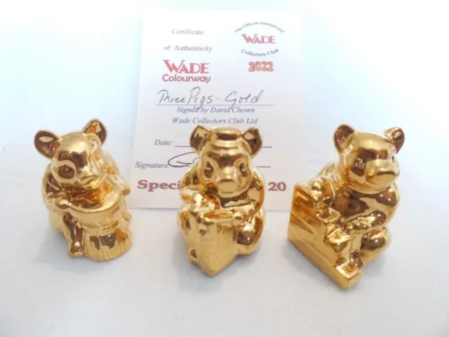 Wade Whimsie - GOLD SPECIALS THREE LITTLE PIGS LE 20