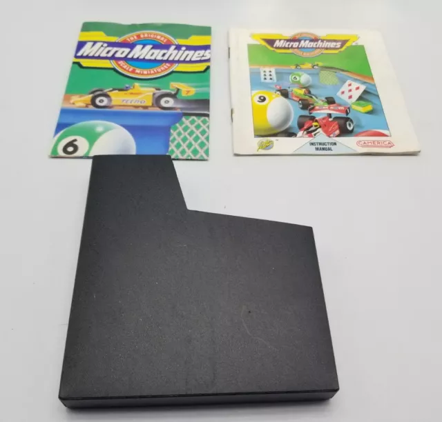 Micro Machines (Nintendo Entertainment System NES 1991) Complete CIB Unlicensed 3