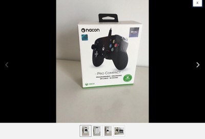 NACON manette pro compact Noir filaire Xbox One compatible S et X