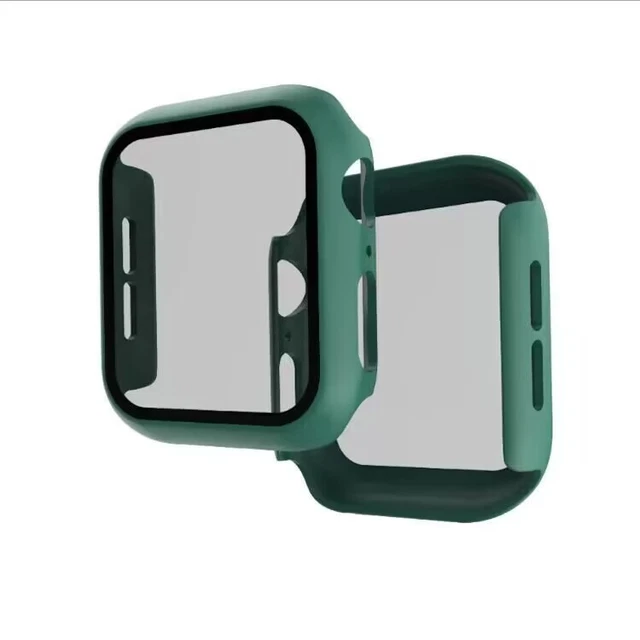 iWatch 38mm Green Screen Protector Case Snap On Cover for Apple Watch Series 2