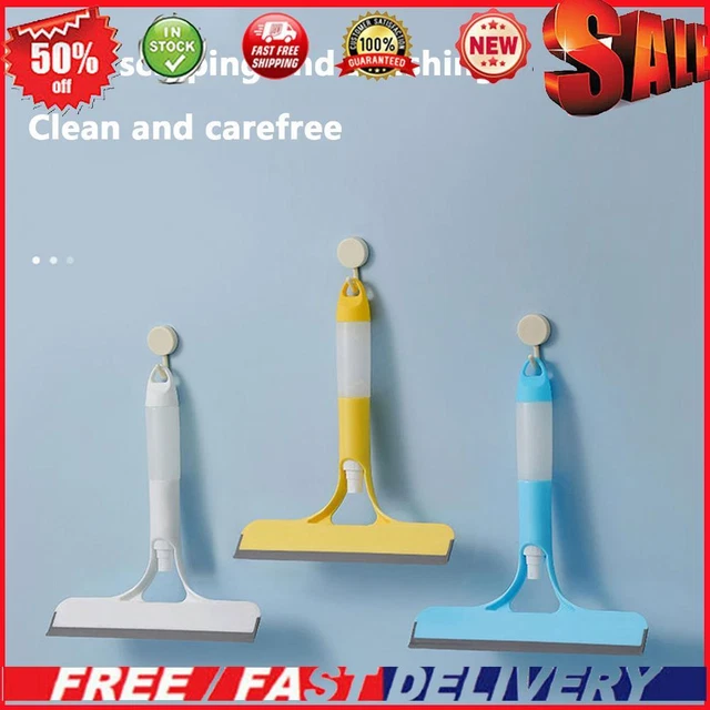 3-in-1 Glass Wiper Spray Function Double-sided Cleaning Tools for Cars Household