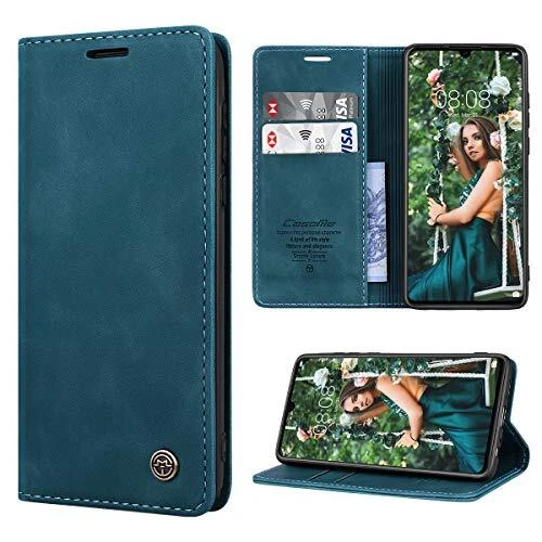 RuiPower pour Coque Huawei P30 Cuir Etui Housse Premium PU Portefeuille de Prote