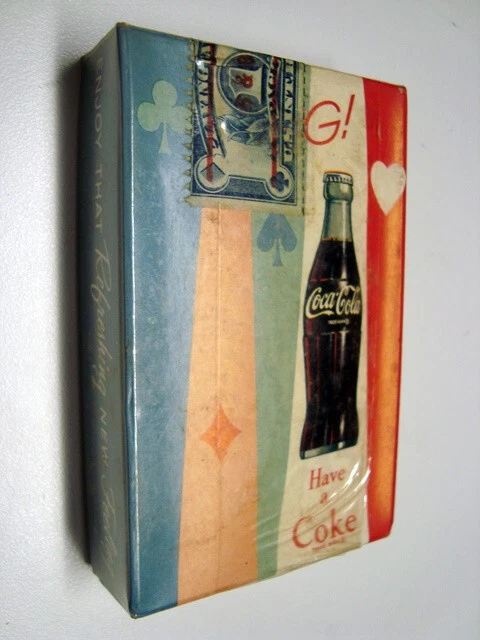 1963 Sealed Deck of Coca-Cola Playing Cards, Version #1