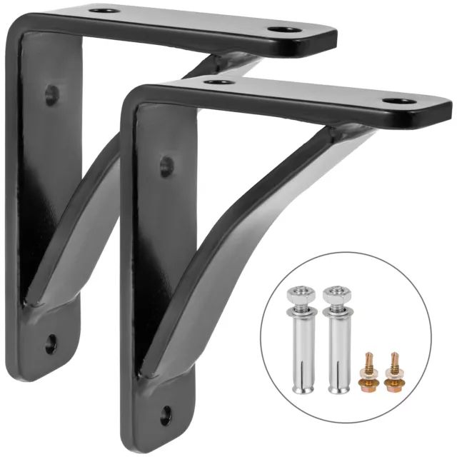 VEVOR Escuadras Abatibles, Soportes para Estantes, 204 kg, 10,2 x 12,7 x 3,8 cm