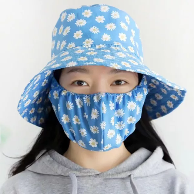 Wide Brim Dust Mask Hat Sunscreen Fisherman Hat Agricultural Work Hat  Women