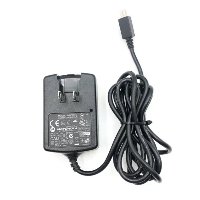 New Genuine Motorola USB-mini AC Wall Adapter OEM for RAZR V3 series Cell Phone