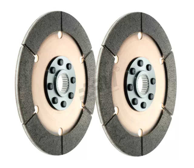 Piastre di trasmissione di ricambio Quartermaster - Frizione da rally piastra doppia 7,25" 226063RY