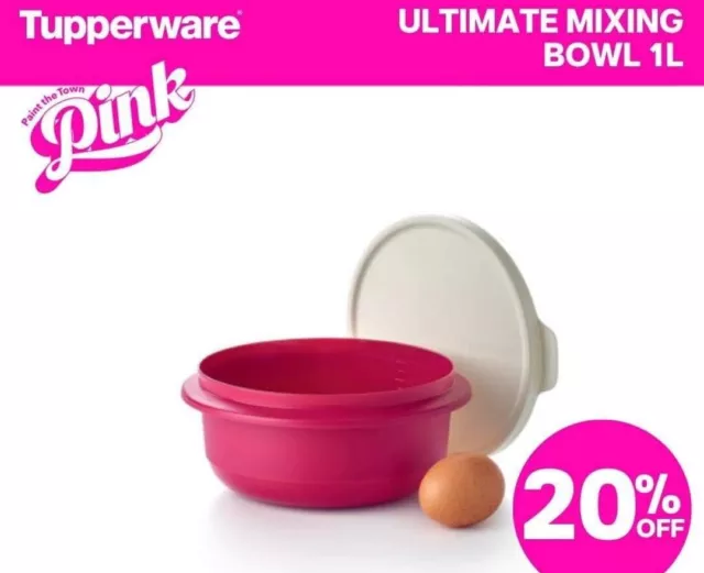 Tupperware 1 Litre Mixing Bowl With Seal