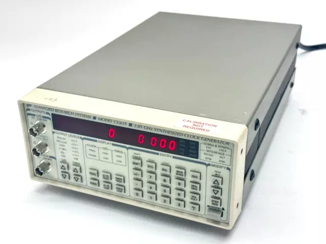 Stanford Research Systems CG635 2.05GHz Synthesized Clock Generator