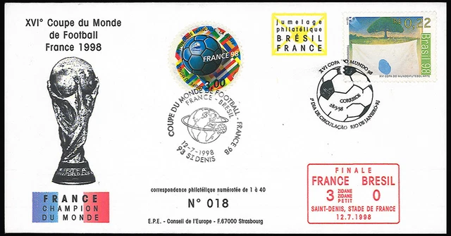 Album Souvenir Finale Mondial 1998 France Brésil 3-0 - Le Parisien 13/07/98 RARE
