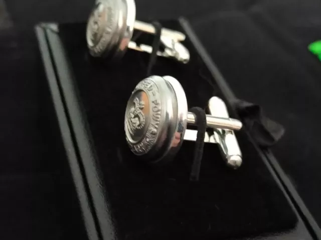 Historic Dyfed Powys Constabulary Police Tunic Button Cufflinks. Handmade. 3