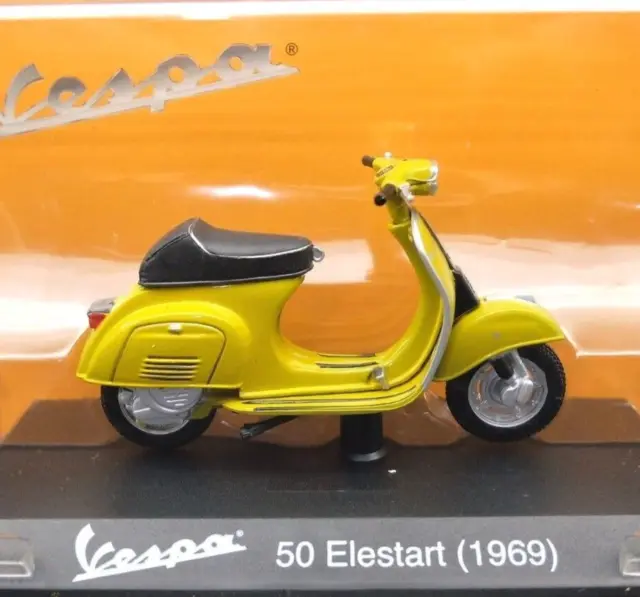 vespa 50 elestart modellino da collezione scala 1:18 bike modellismo statico ì