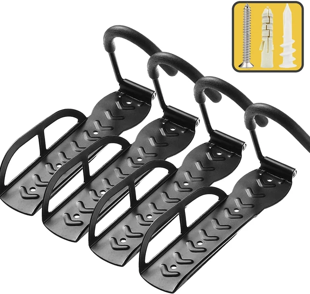 Bike Rack Garage Wall Mount 4 Pack Vertical Bike Hooks Bicycle Hanging Indoor