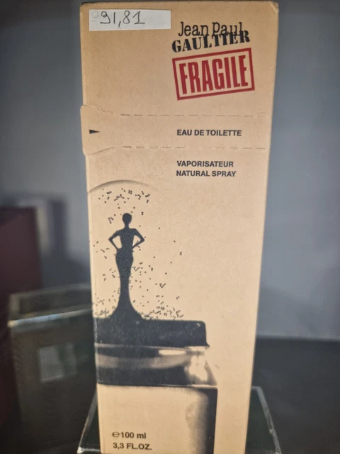 Raro Jean Paul Gaultier FRAGILE Eau de Toilette 100ml,  VINTAGE SEALED