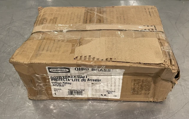 Hubbell 602010A2X4001 Lite Arrestor 10.2 kV MCOV 30654370 NEW IN BOX! 2