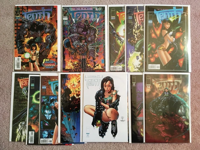 The Tenth Comic Book Lot #1-14 Black Embrace Tony Daniel Image Comics 1990s 2000