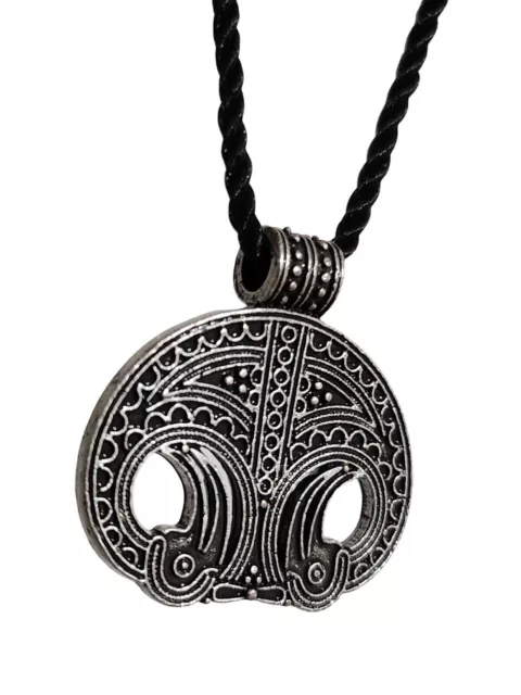 Lunula collar colgante vikingo luna eslava nórdica pagana mística diosa y... 3