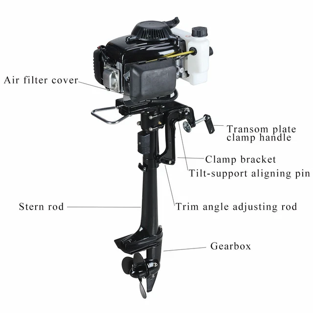 4-Stroke 4HP Superior Engine Outboard Motor Inflatable Fish