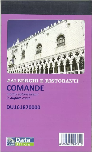 BLOCCHI COMANDE - Comanda Ristorante - 25x3 - Triplice Copia - A6 EUR 1,00  - PicClick IT
