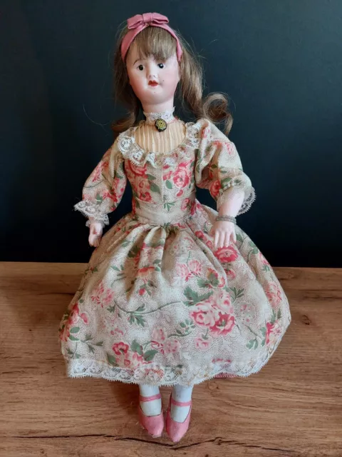 Poupee Ancienne SFBJ 60 PARIS 11/0 Automate Boîte à Musique la Tête Bouge