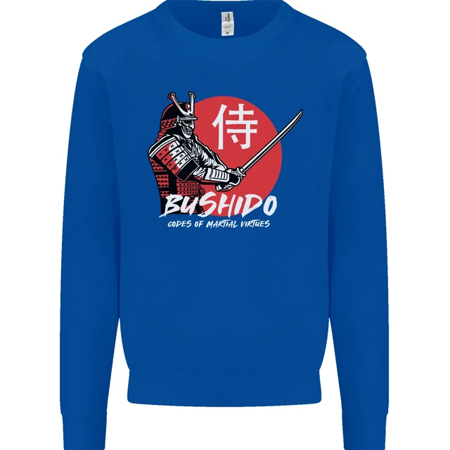 Felpa maglione Bushido Samurai Warrior Sword Ronin MMA Sword 9