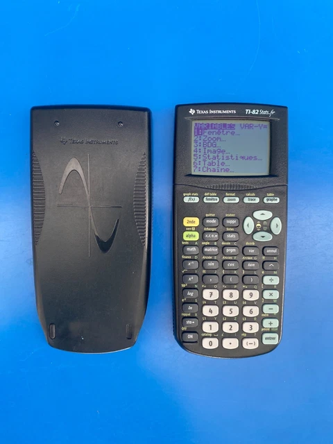 Calculatrice Graphique Texas Instruments TI-82 Stats Noir - Idéale Pour Collège Et Lycée