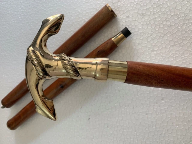 SE Bâton De Marche 3 En 1 139,7 Cm Bois Bianbai - Canne Randonnée Avec Pointe Métal, Caoutchouc Et Pochette, Idéal Outdoor