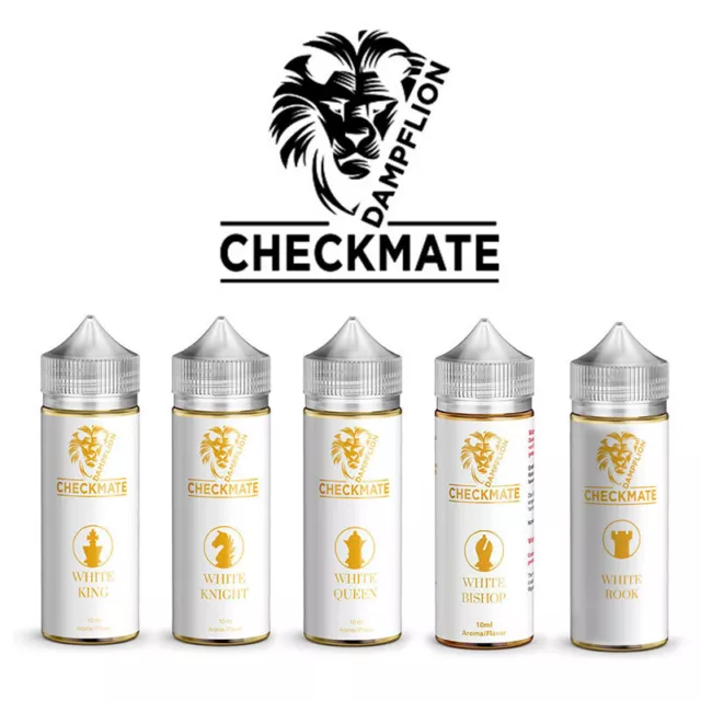 Dampflion Checkmate - Longfill Aroma - Aromen - White King Knight Queen Bishop