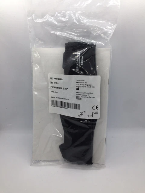 NUEVO Philips Respironics CORREA DE BARBILLA PREMIUM 1012911 HCPCS A7036