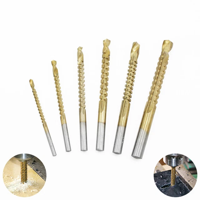 Twist Drill Bits HSS High Steel Titanium Saw Bit Drilling Wood Metal Set UK
