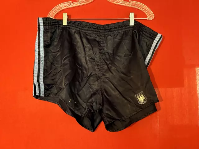 ADIDAS VINTAGE 80s FOOTBALL SOCCER SHORTS MADE IN WEST GERMANY MEN