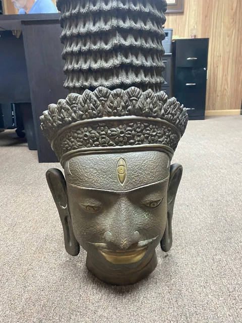 Buddha Bronze Sculpture ~ Head Only