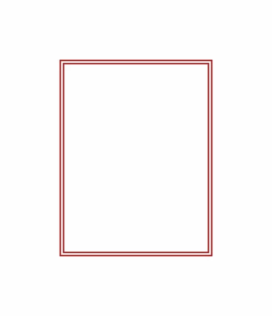 Lindner 2401E Veloureinlagen Rouge Clair 1x 280x220mm pour boîtes de collecte