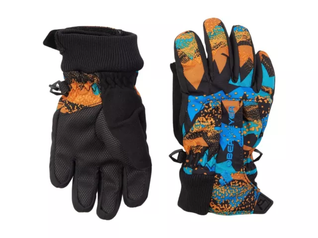 Obermeyer 301977 Thumbs Up Gloves Print Skylab Blue MD (9-10 Yrs)