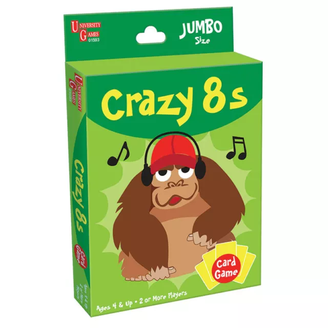 Crazy 8s Card Game By University Games