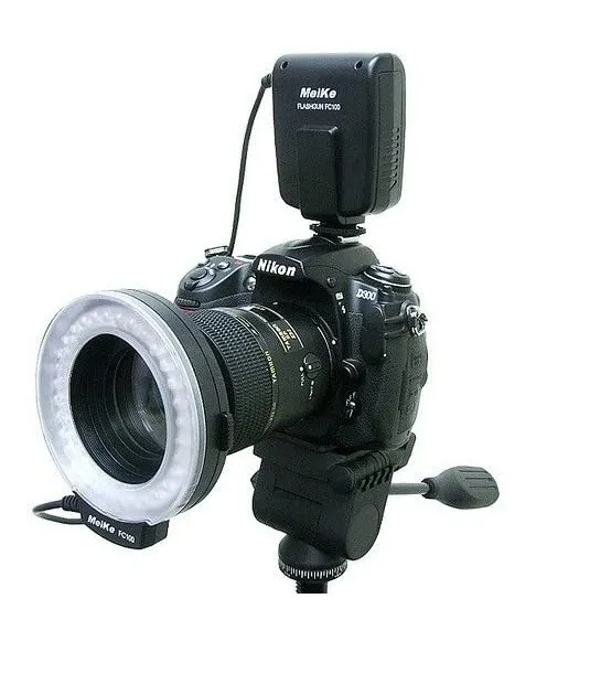 Lot de 10 - Flash annulaire macro Ring flash 32 LED pour Canon,Nikon