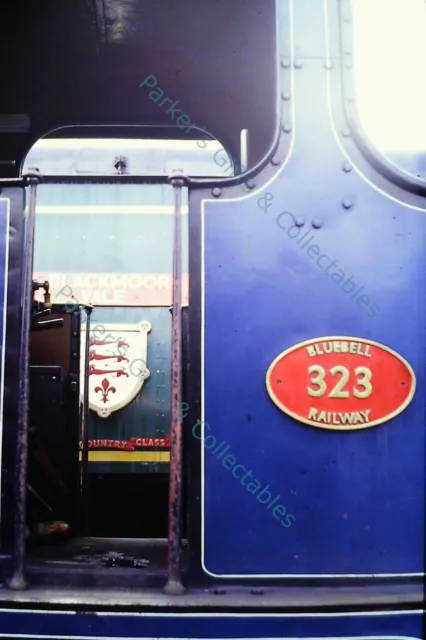 35mm Railway Slide Bluebell Railway Locomotive No 323 Blackmoor Vale