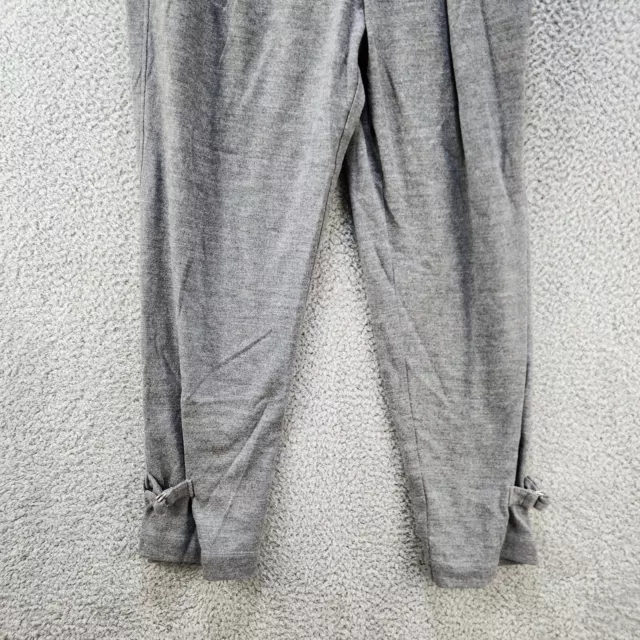 3.1 Phillip Lim All Natural Wool Cinched Ankle Pants Women's 4 Gray Melange + 3