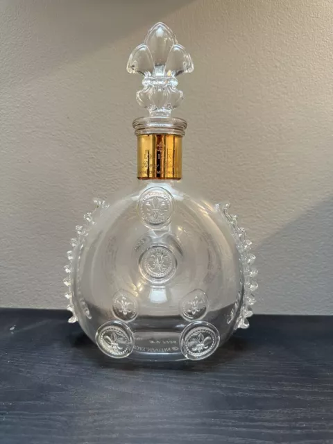Empty Bottle REMY MARTIN LOUIS XIII Baccarat Crystal Bottle & Cap only #13