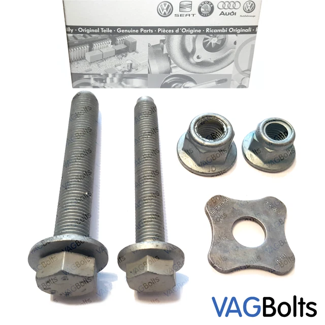 GENUINE VW AUDI Rear Suspension Track Tie Rod Arm Bolt Full Kit Golf