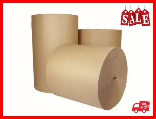 75m x 750MM 30'' CORRUGATED STRONG CARDBOARD PAPER ROLLS packaging parcel