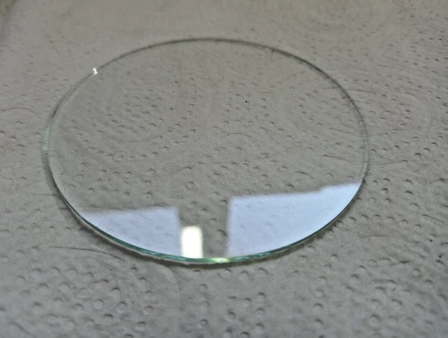 Verre De Montre Minéral Plat - Diamètre 28,5 Mm, Marque Verlux, Neuf Sans Emballage
