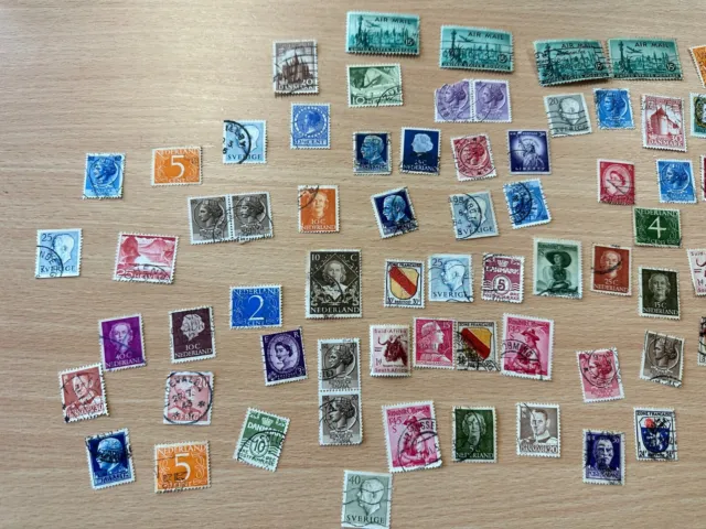Alte Briefmarken Nachlass Sammlung Ausland u.a. Österreich, Niederlande, USA