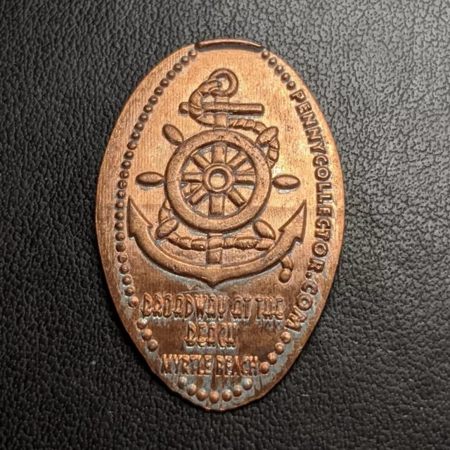 Anchor Broadway at the Beach Myrtle - Press Coin Elongated Penny Souvenir