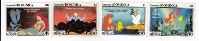 Dominica, Set Mit 4 Briefmarken, MNH, Ah 451